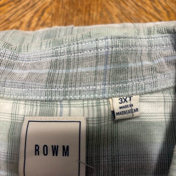ROWM Lot Of 4 Button Down Shirts Men’s Size 3XT Long Sleeve Plaid Floral Striped - Picture 6 of 15